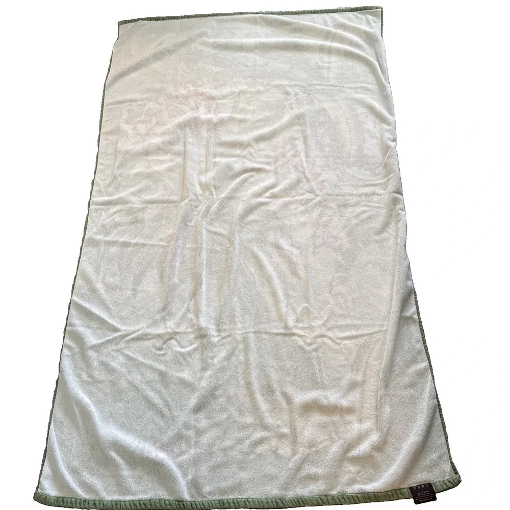 TOMMY BAHAMA Oversized Beach Towel Multicolor Large Tropical Flower Palm trees